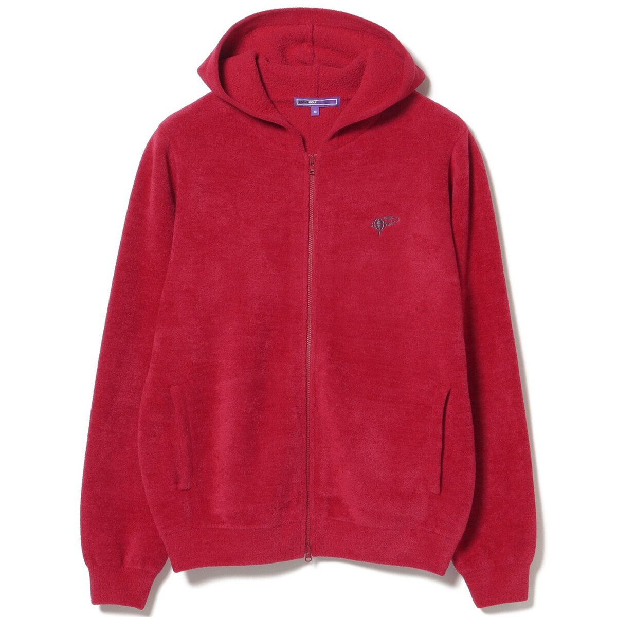 PURPLE LABEL パイル編み ニット フルジップ パーカー レディス(中間着