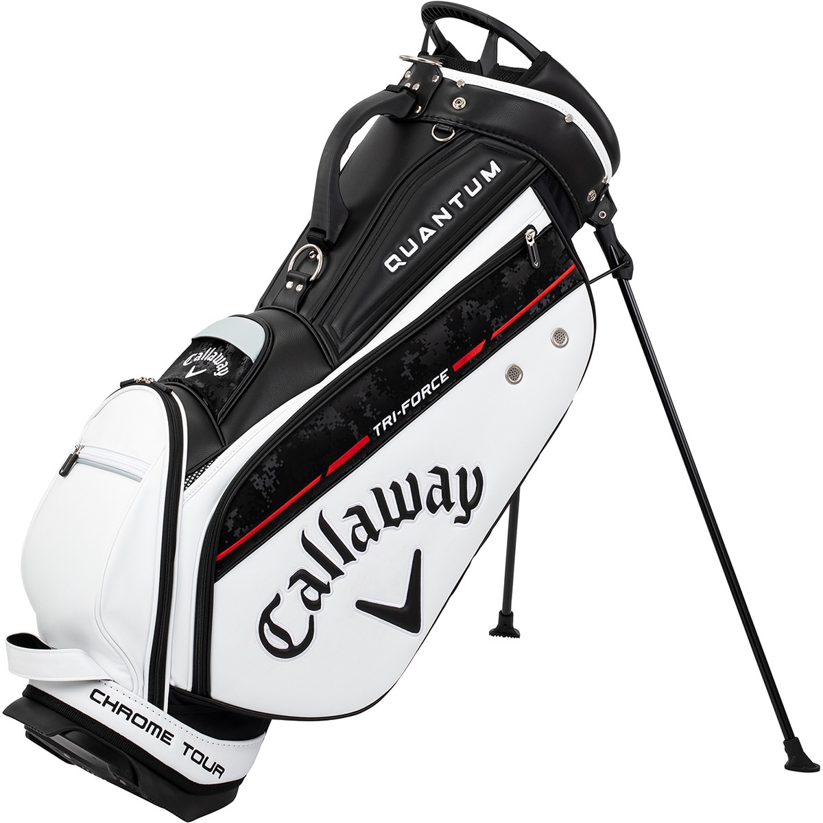 Callaway キャディバッグ ブラック/ホワイト ツアー スタンドキャディバッグ(【男性】キャディバッグ)|Callaway