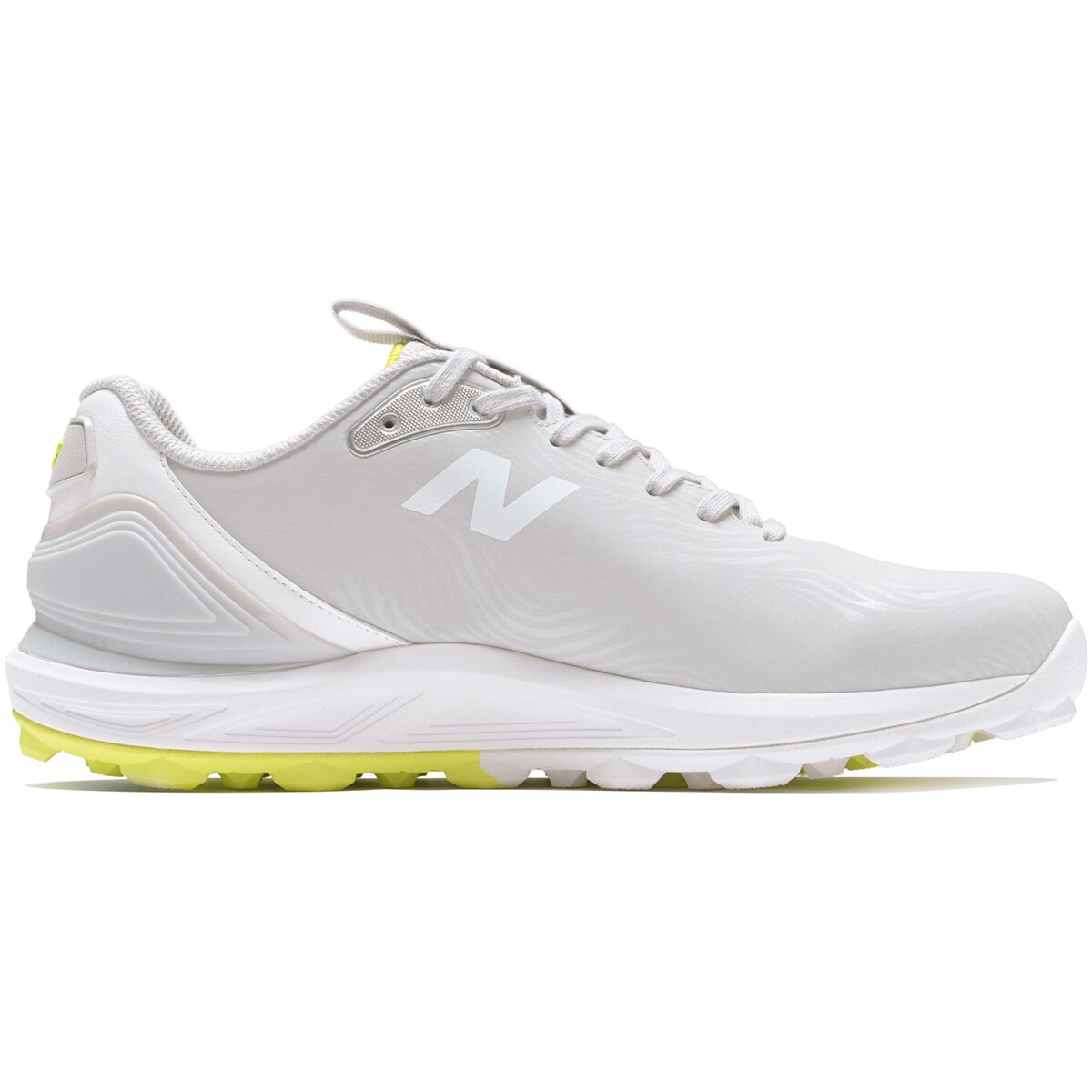 New Balance ホワイト/グレー ゴルフ用スニーカー スパイクレス フレッシュフォームX 2500v5 SL シューズ(【男性