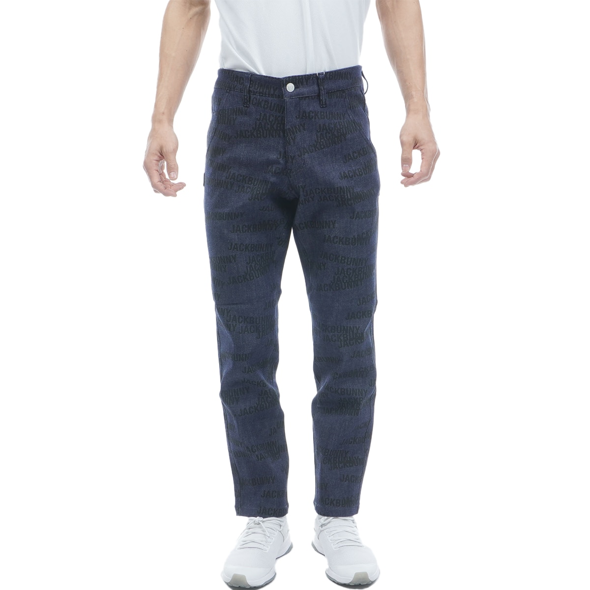 セール・アウトレット】ストレッチツイルプリント ロングパンツ(ロング