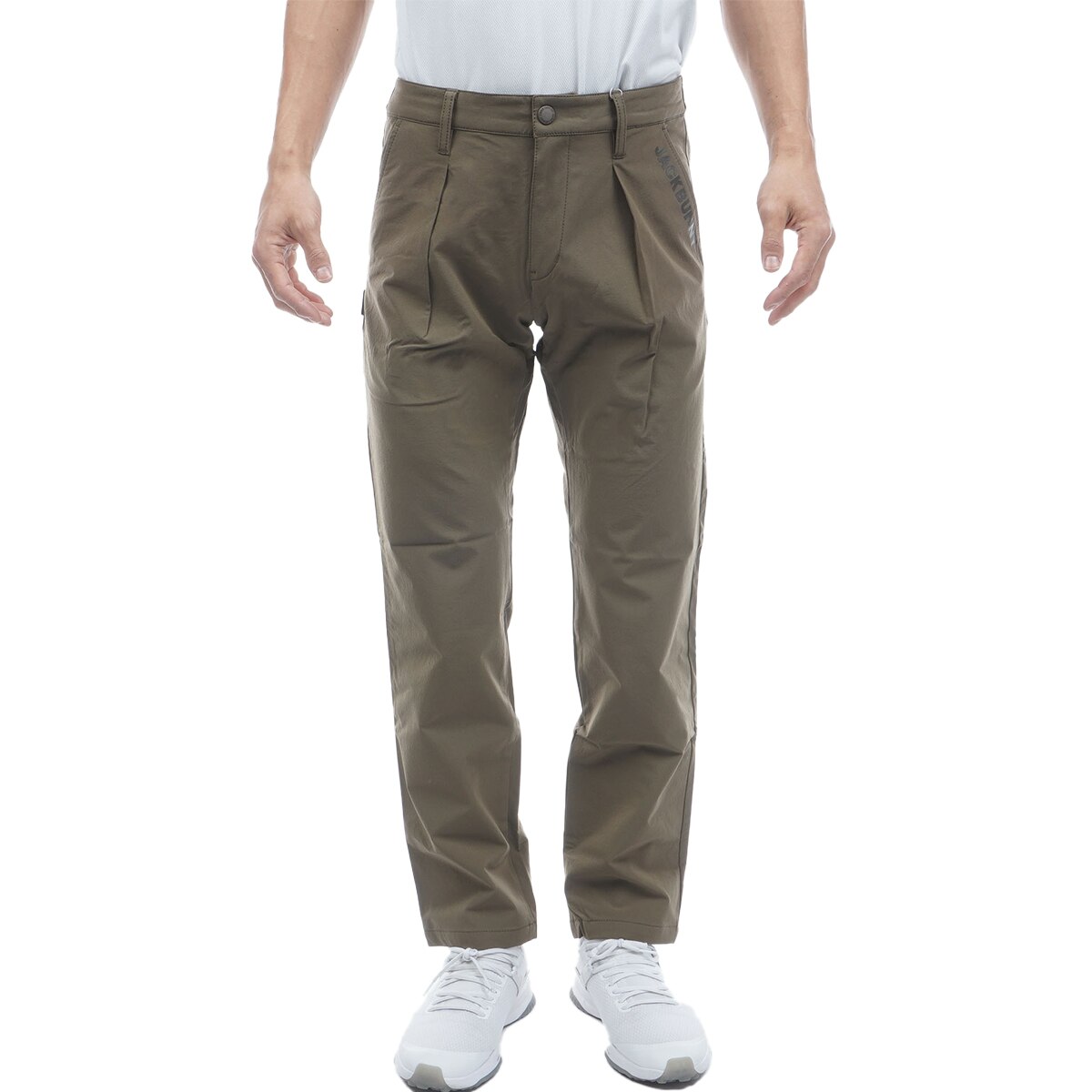 セール・アウトレット】タフタ ワンタックロングパンツ(ロングパンツ