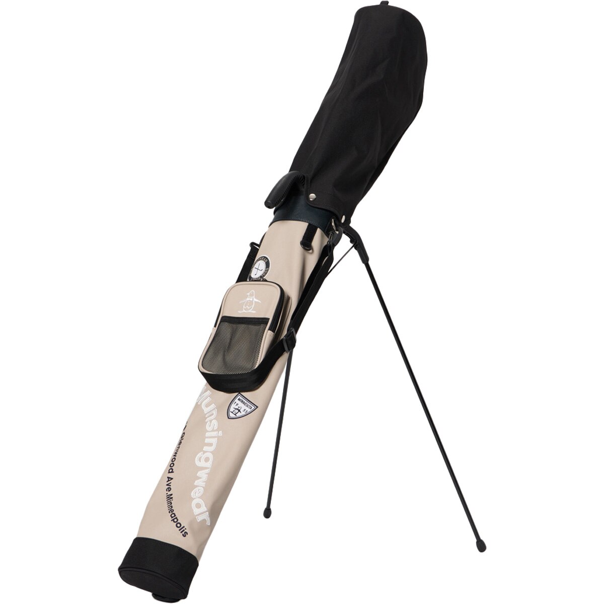 Munsingwear スタンドクラブケース フードカバー付き カーブロゴ スタンドクラブケース(クラブケース