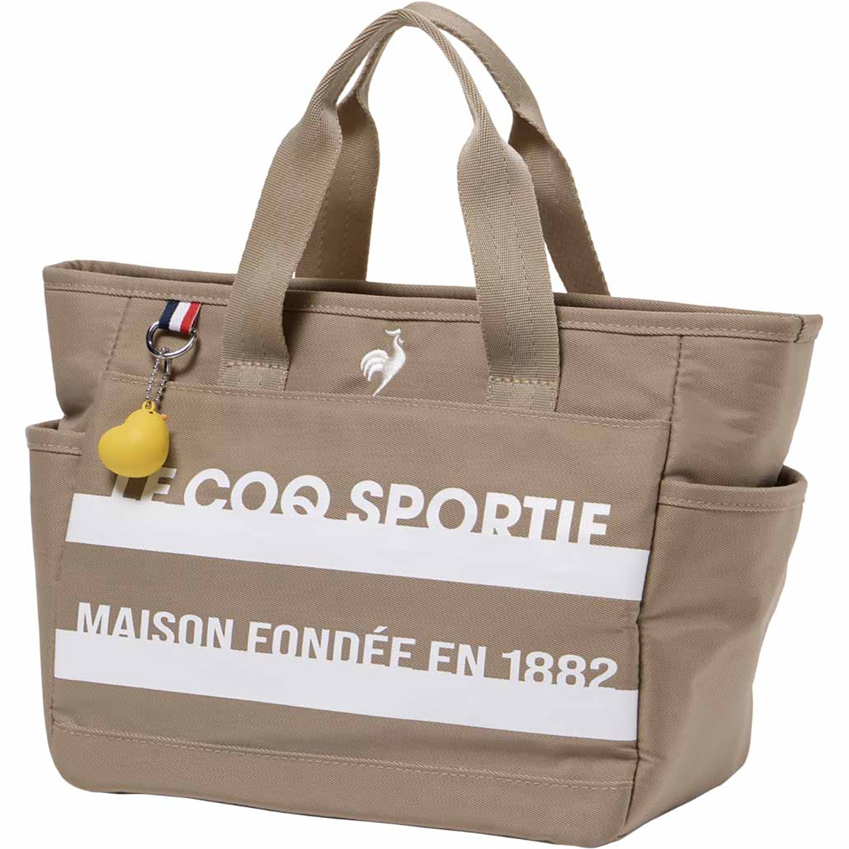 ボーダーデザインチャーム付きカートポーチ(ラウンドバッグ)|Le coq