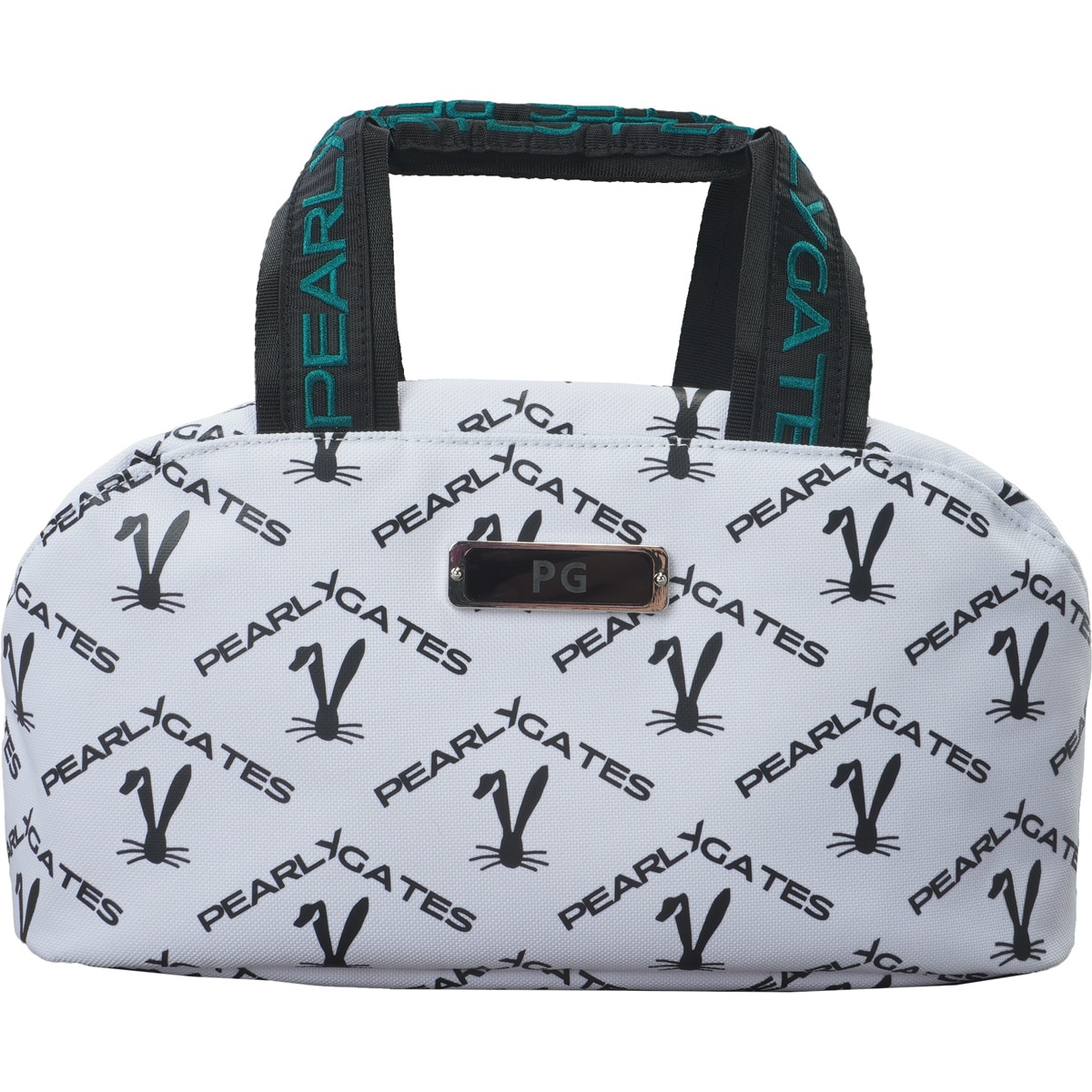 ロゴうさぎアーガイル柄カートバッグ(ラウンドバッグ)|PEARLY GATES