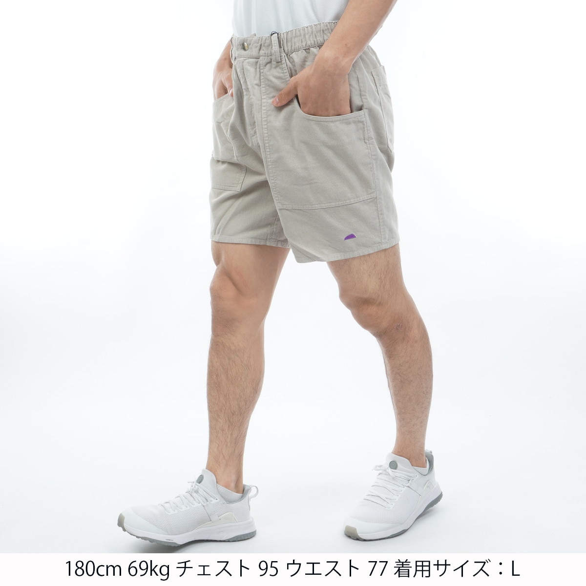 ストレッチ ウカコーデュロイハーフパンツ(ハーフパンツ)|SALVAGE