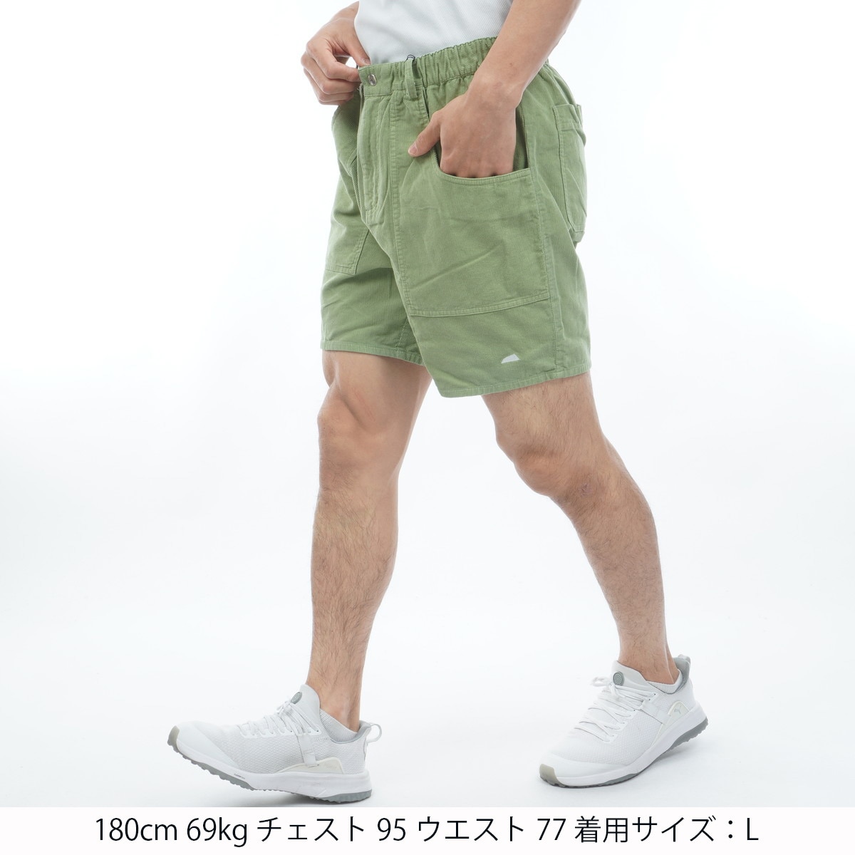 ストレッチ ウカコーデュロイハーフパンツ(ハーフパンツ)|SALVAGE