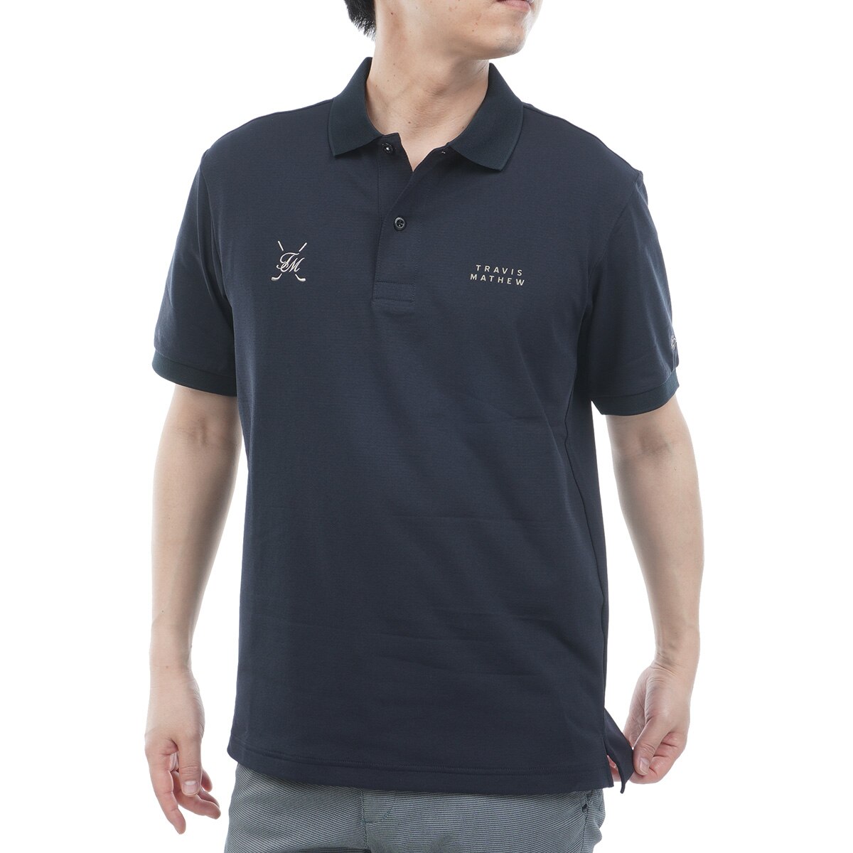 カラット(R)リブ衿半袖ポロシャツ(半袖シャツ・ポロシャツ)|Travis