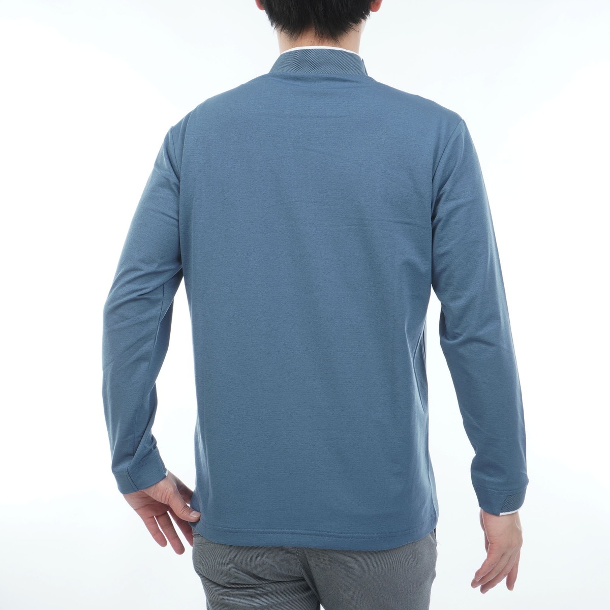 ストレッチ カラット(R)ロゴモックネック長袖シャツ(長袖シャツ