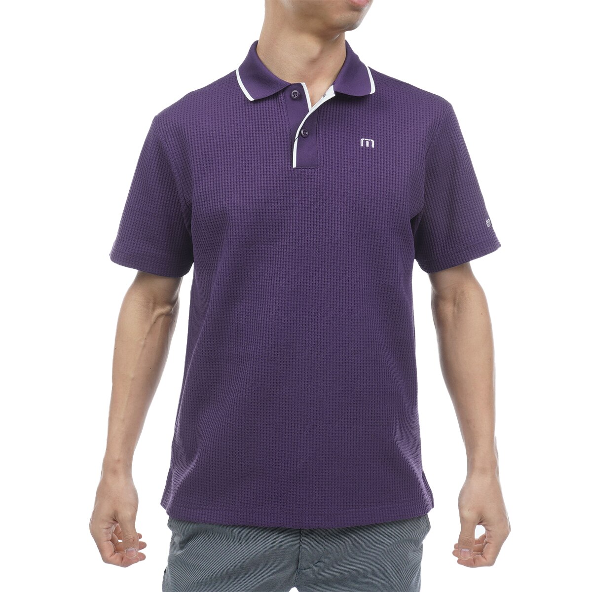 ストレッチ ワッフル半袖ポロシャツ(半袖シャツ・ポロシャツ)|Travis