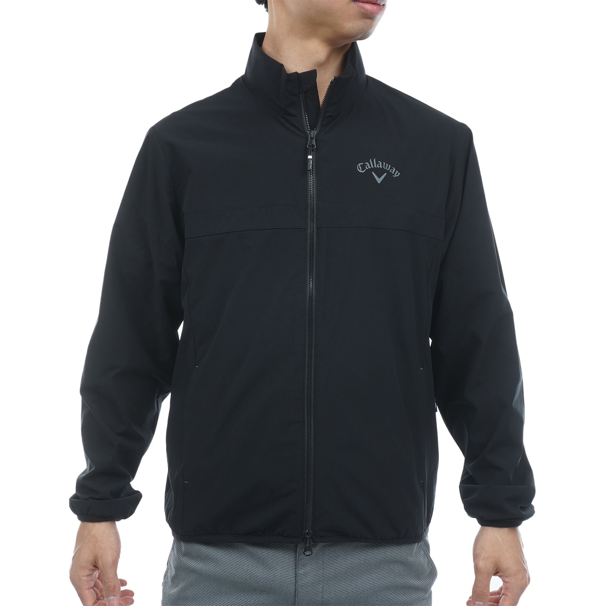 ストレッチ撥水フルジップブルゾン(アウター(ブルゾン、ウインド