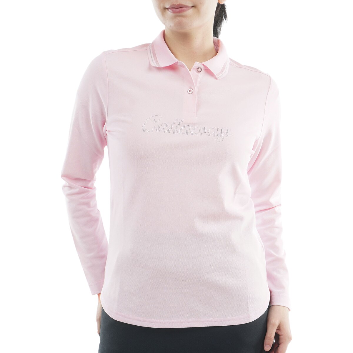 ゴルフ ネイビー 長袖ポロシャツ シェルボレディース CHERVO（シェルボ