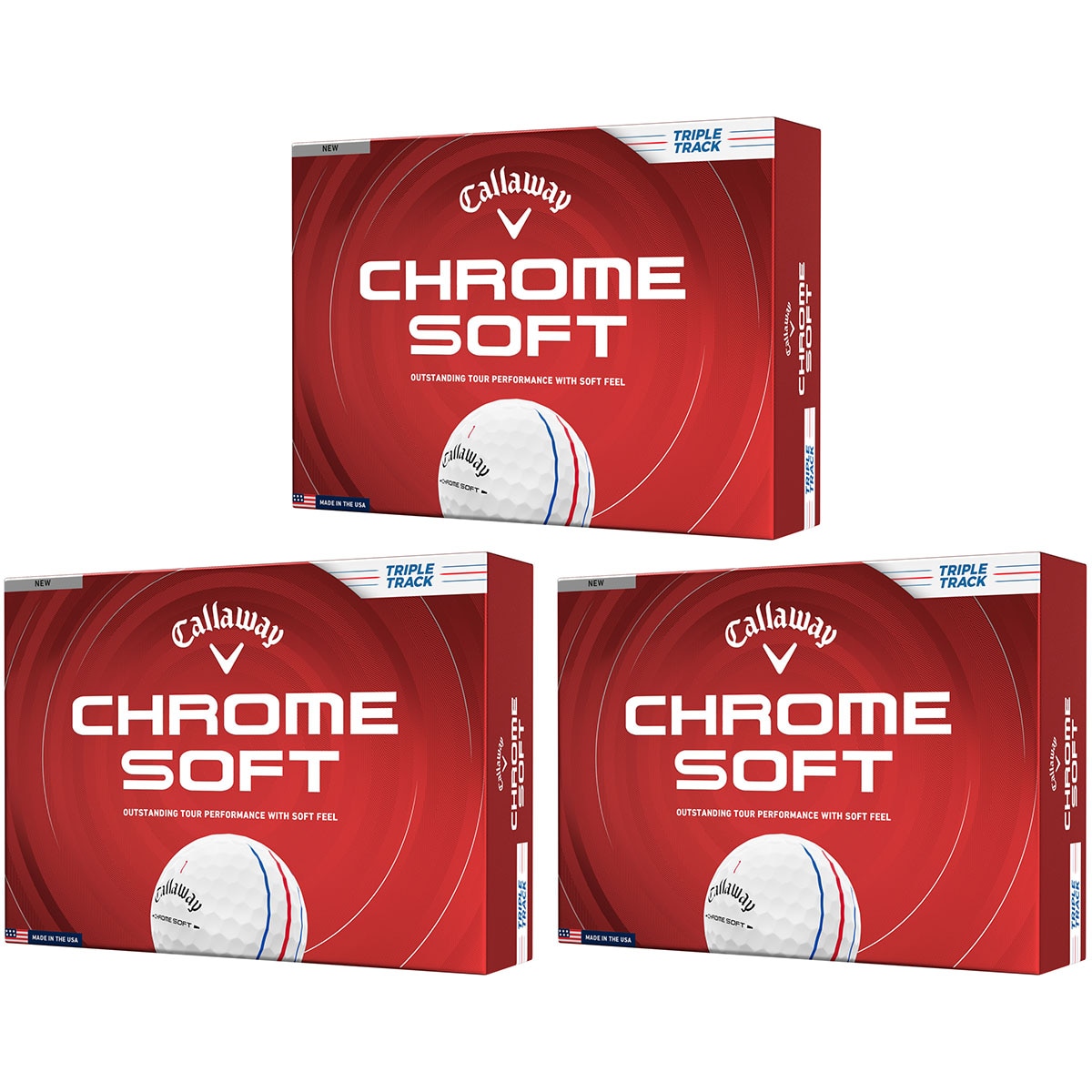 キャロウェイ　ゴルフボールCHROM SOFT クロムソフト トラビス　15球 CHROME SOFT(クロムソフト) ゴルフボール (キャロウェイ) 通販｜GDO