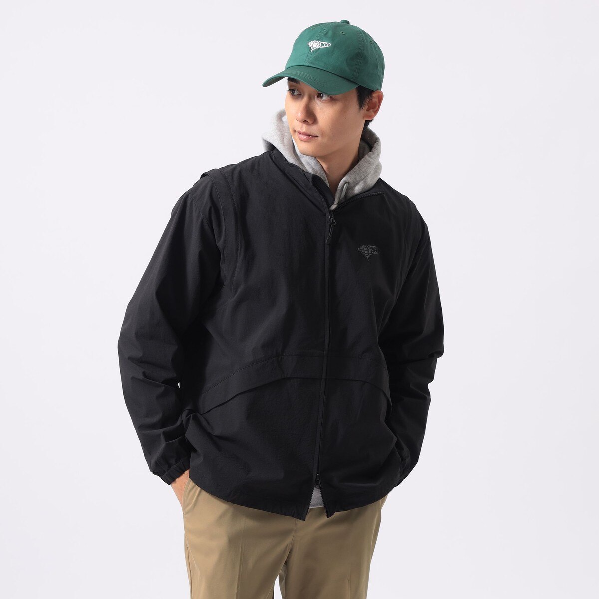 ORANGE LABEL 2WAY ストレッチ リップストップブルゾン(アウター