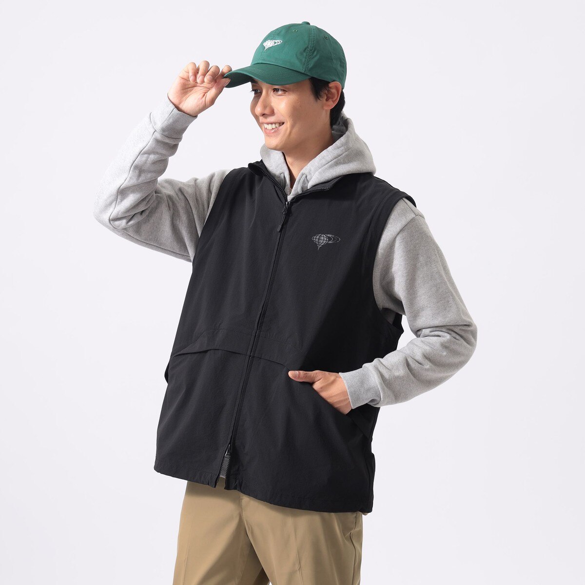 ORANGE LABEL 2WAY ストレッチ リップストップブルゾン(アウター
