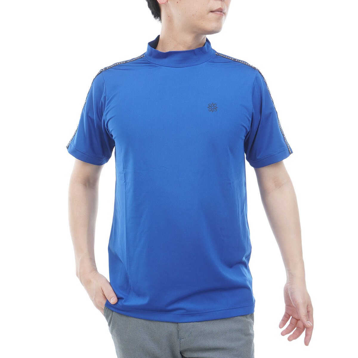 セール・アウトレット】OTカチオンベア天竺 ハイネック半袖シャツ(半袖