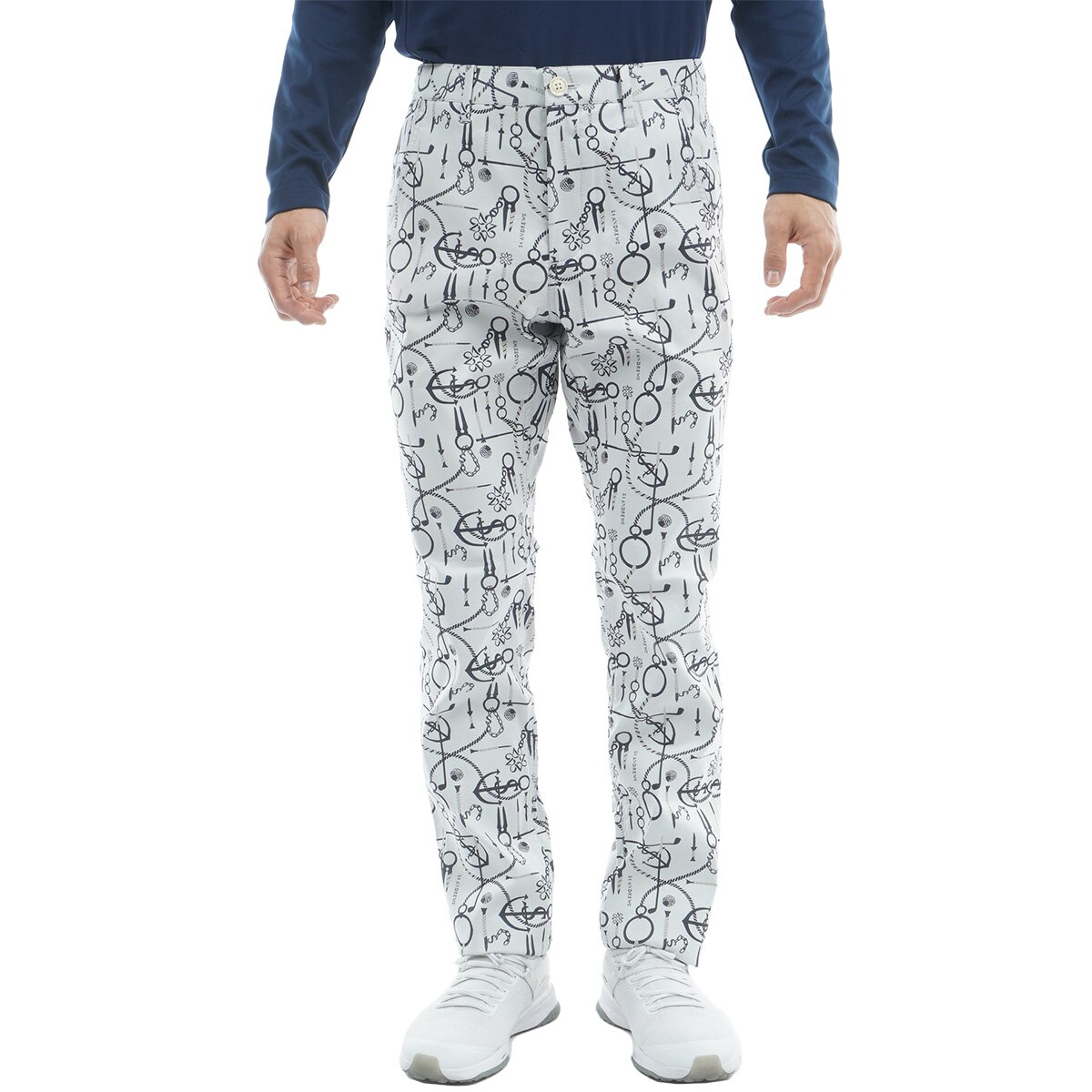 St ANDREWS 幾何学模様ロングパンツ ボニースコットランドジャガードパンツ (MENS) | St ANDREWS（セント