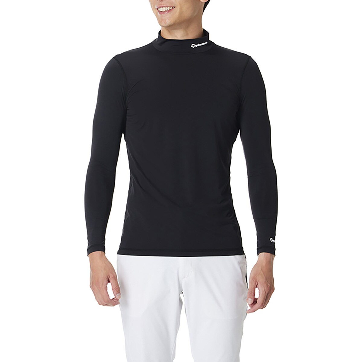 ストレッチ モックベースレイヤー長袖シャツ(【男性】機能（トップス