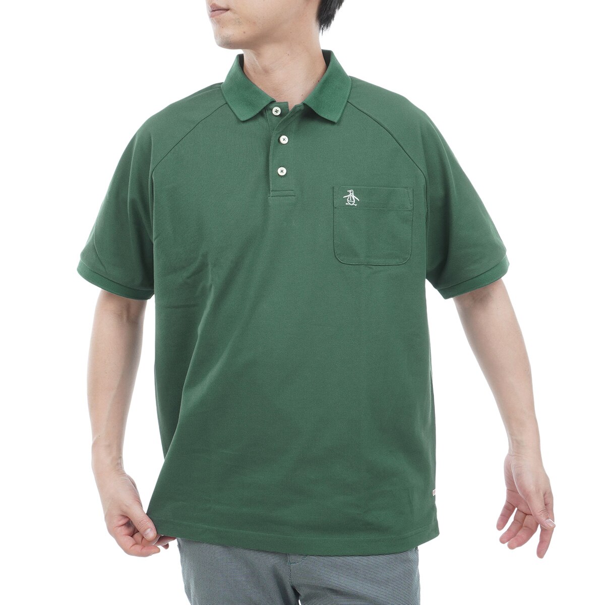 1960's ラグランスリーブ半袖ポロシャツ(半袖シャツ・ポロシャツ