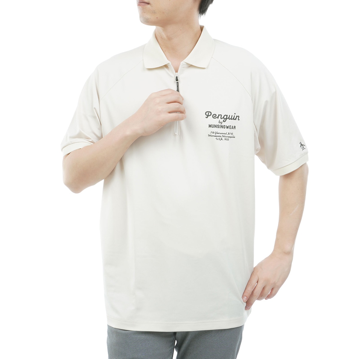 ビッグピートグラフィック半袖ポロシャツ(半袖シャツ・ポロシャツ