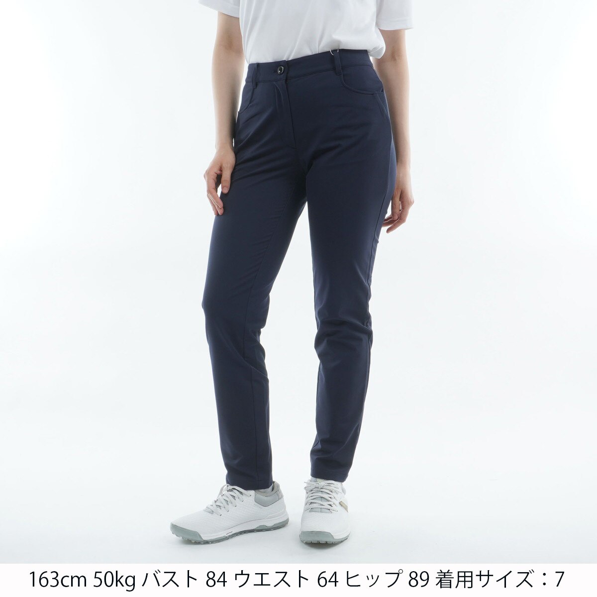 ストレッチ 6Dパターンカラーパンツ レディス(ロングパンツ