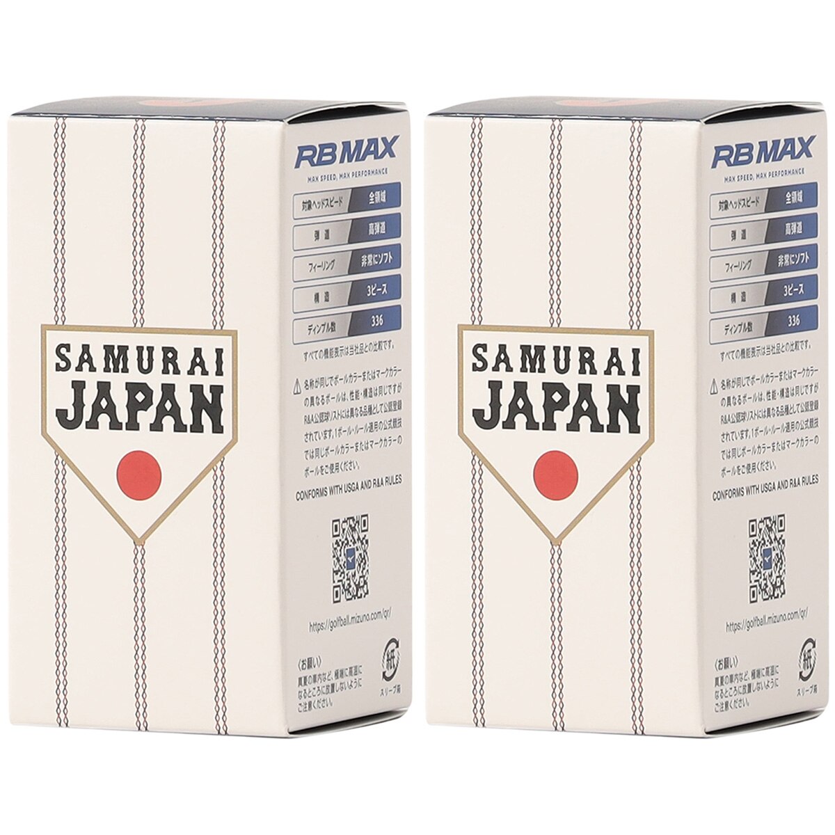 侍ジャパン2026記念ゴルフボール ミズノRB MAX 公認グッズ半ダース×2 侍ジャパン2026記念ゴルフボール ミズノRB MAX 公認グッズ半ダース×2