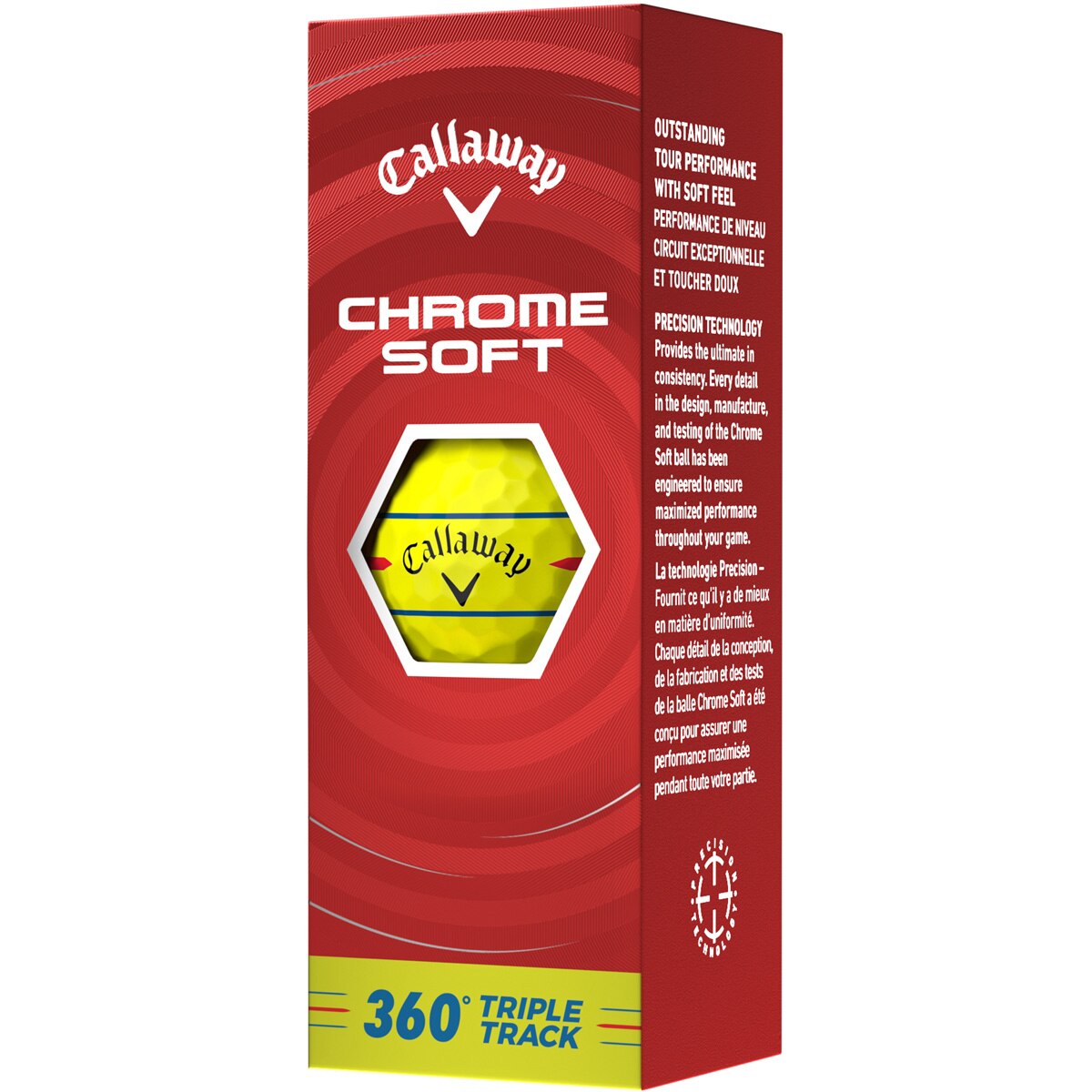 CHROME SOFT 360 トリプル・トラック ボール 1スリーブ(ボール（新品