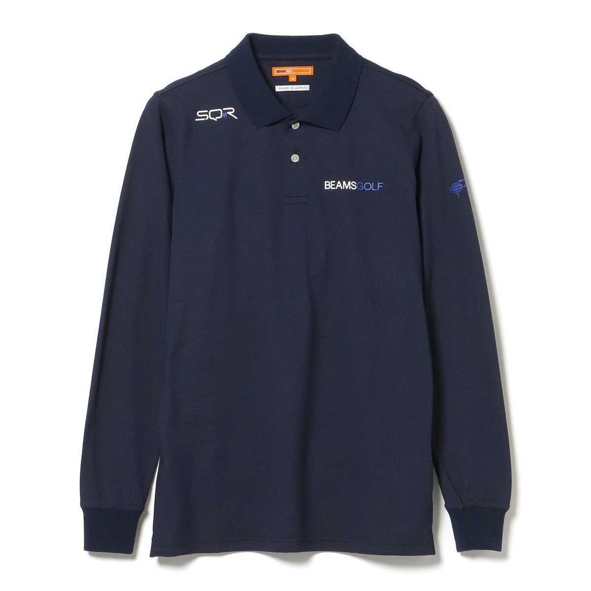 ORANGE LABEL USシリーズ SQR ストレッチ ロングスリーブポロシャツ