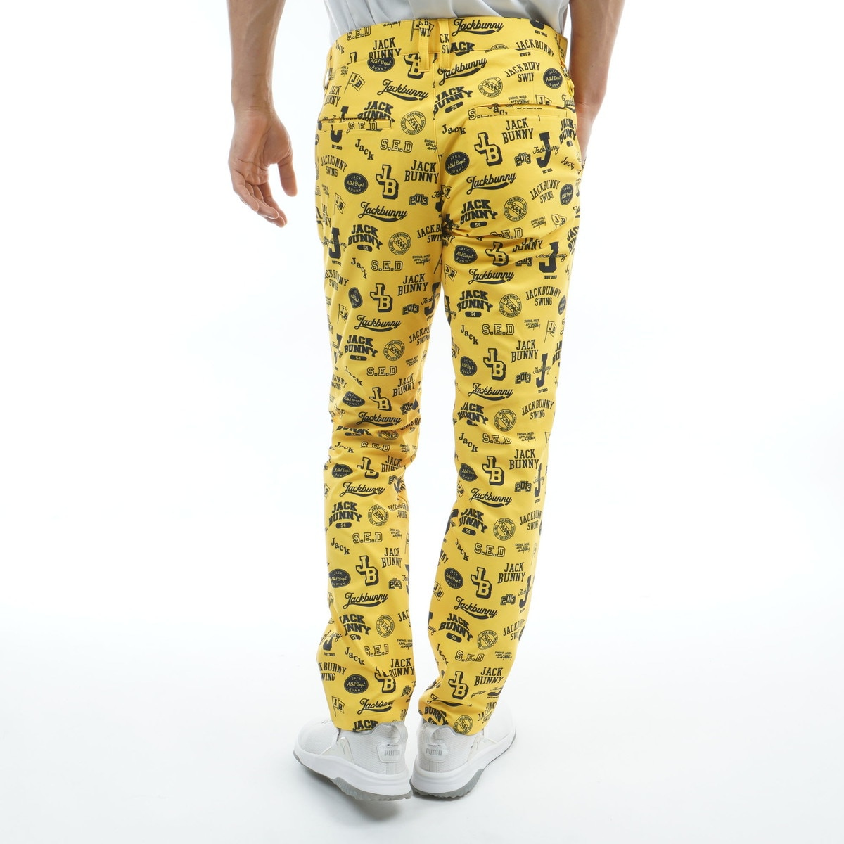 ストレッチ ロゴプリント ロングパンツ(ロングパンツ)|Jack Bunny