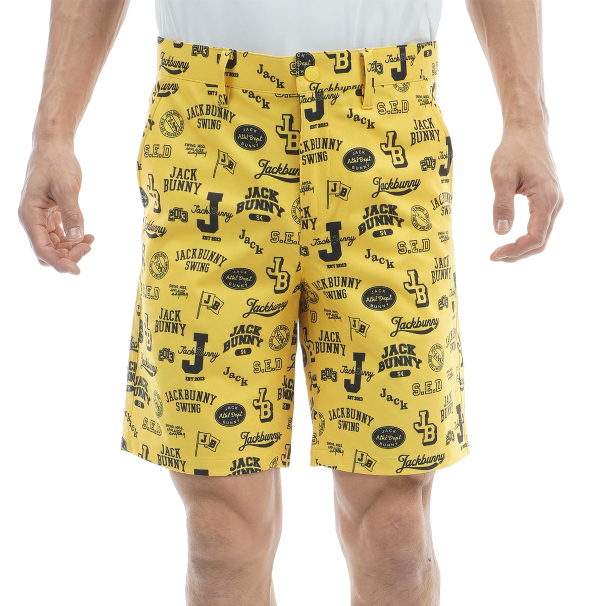 ストレッチ ロゴプリント ショートパンツ(ハーフパンツ)|Jack Bunny