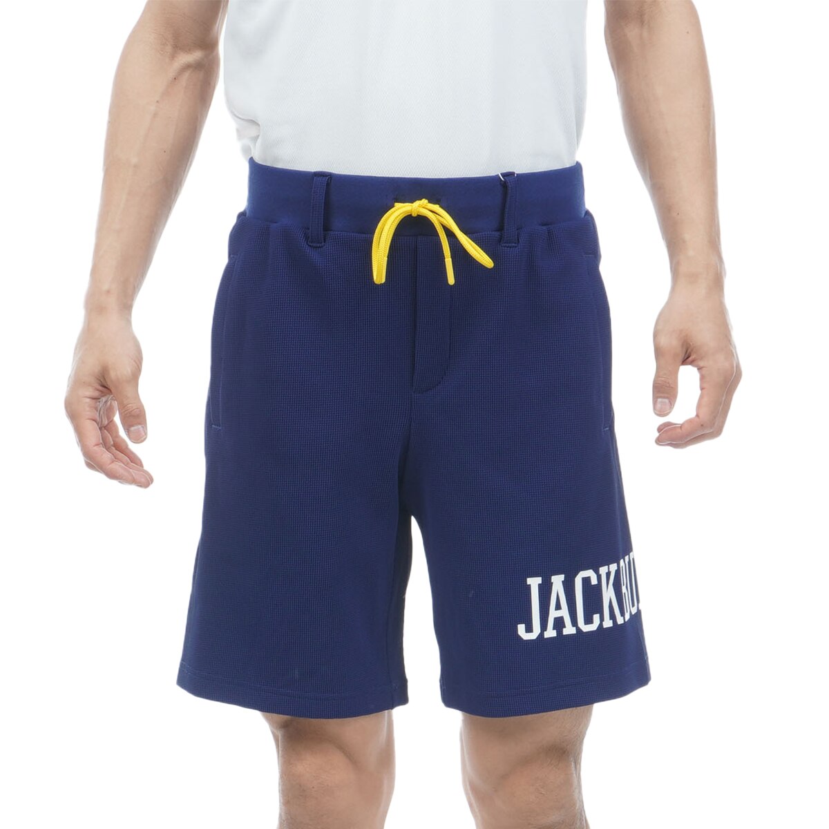 ブルー Mサイズ4 ジャックバニー ショートパンツ メンズ ゴルフウェア BodyshellEX ワッフル ショートパンツ(ハーフパンツ)|Jack Bunny