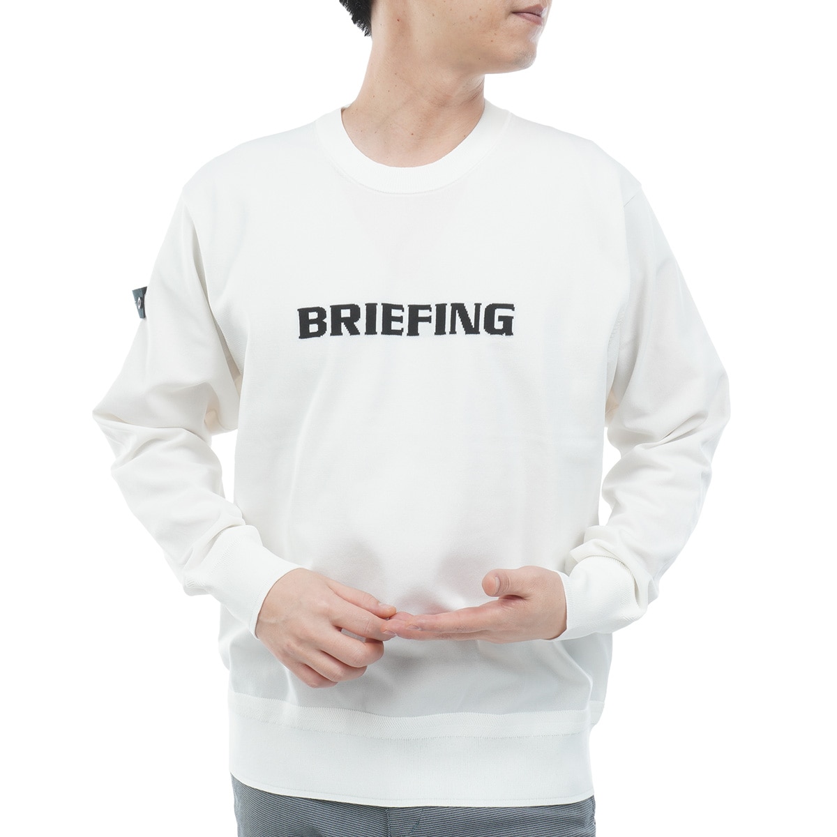 BRIEFING セーター Mサイズ 白 ブリーフィング（BRIEFING）（メンズ）ゴルフウェア BOUCLE