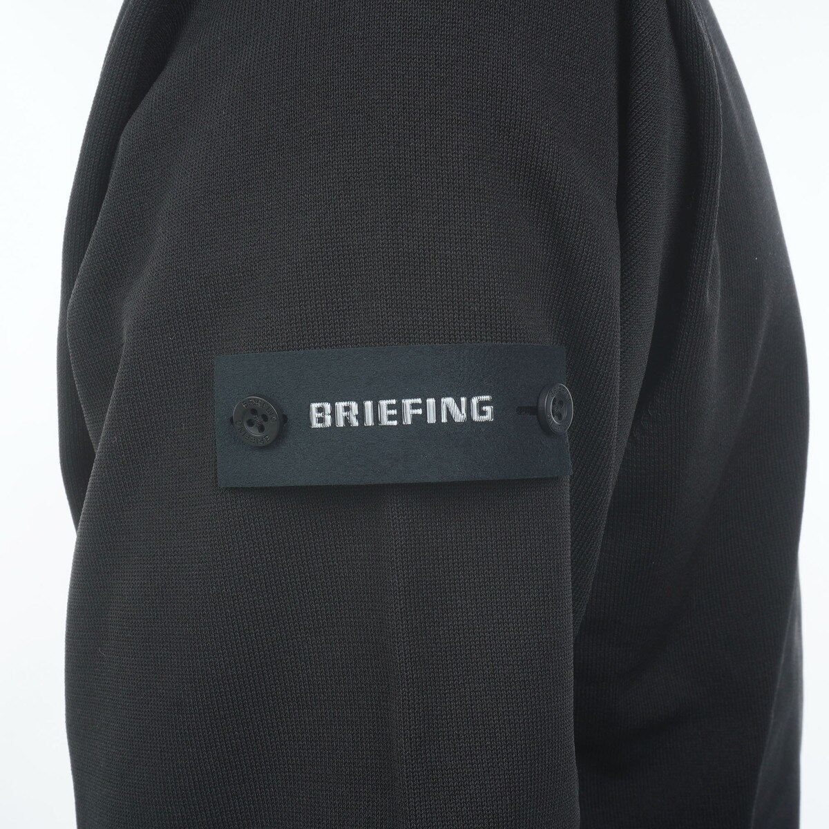 BRIEFING 黒 M クルーネックセーター ブリーフィング ゴルフウェア 長袖セーター 秋 冬 MS WR CREWNECK KNIT