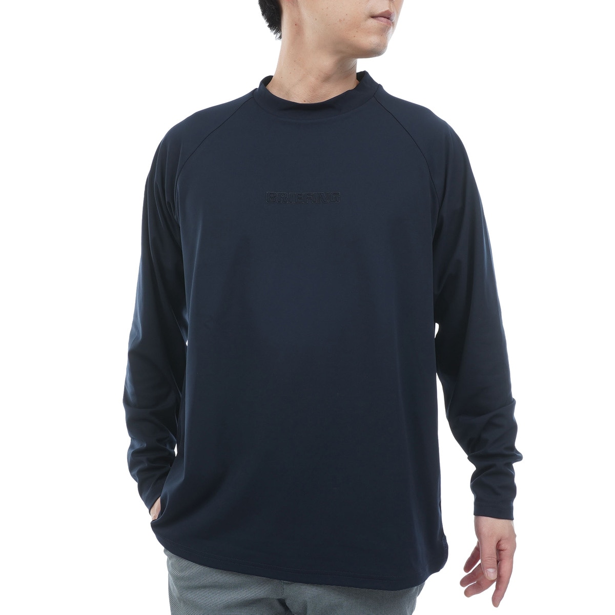 STITCHED 3Dロゴ RF ハイネック長袖シャツ(長袖シャツ・ポロシャツ