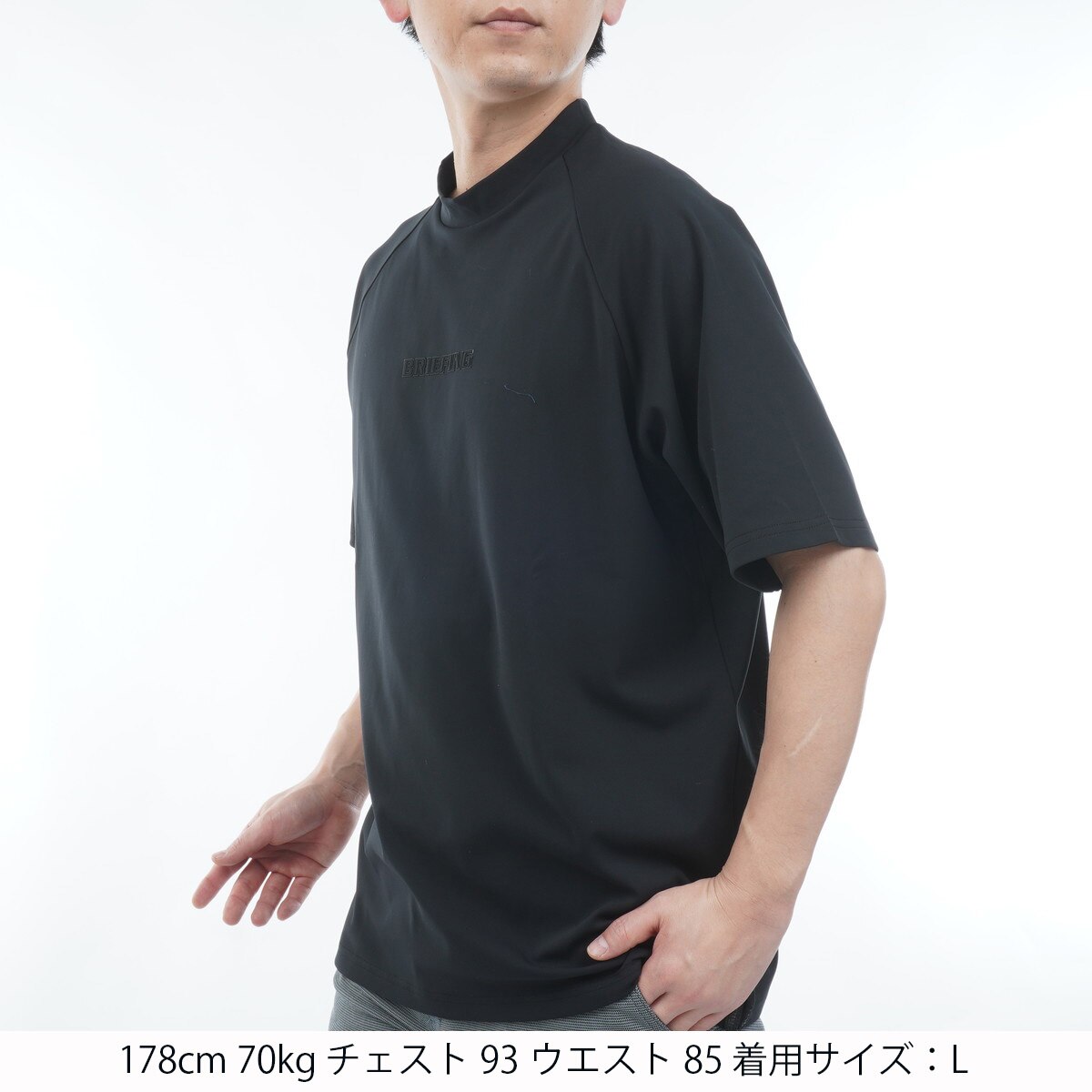 STITCHED 3Dロゴ RF ハイネック半袖シャツ(半袖シャツ・ポロシャツ