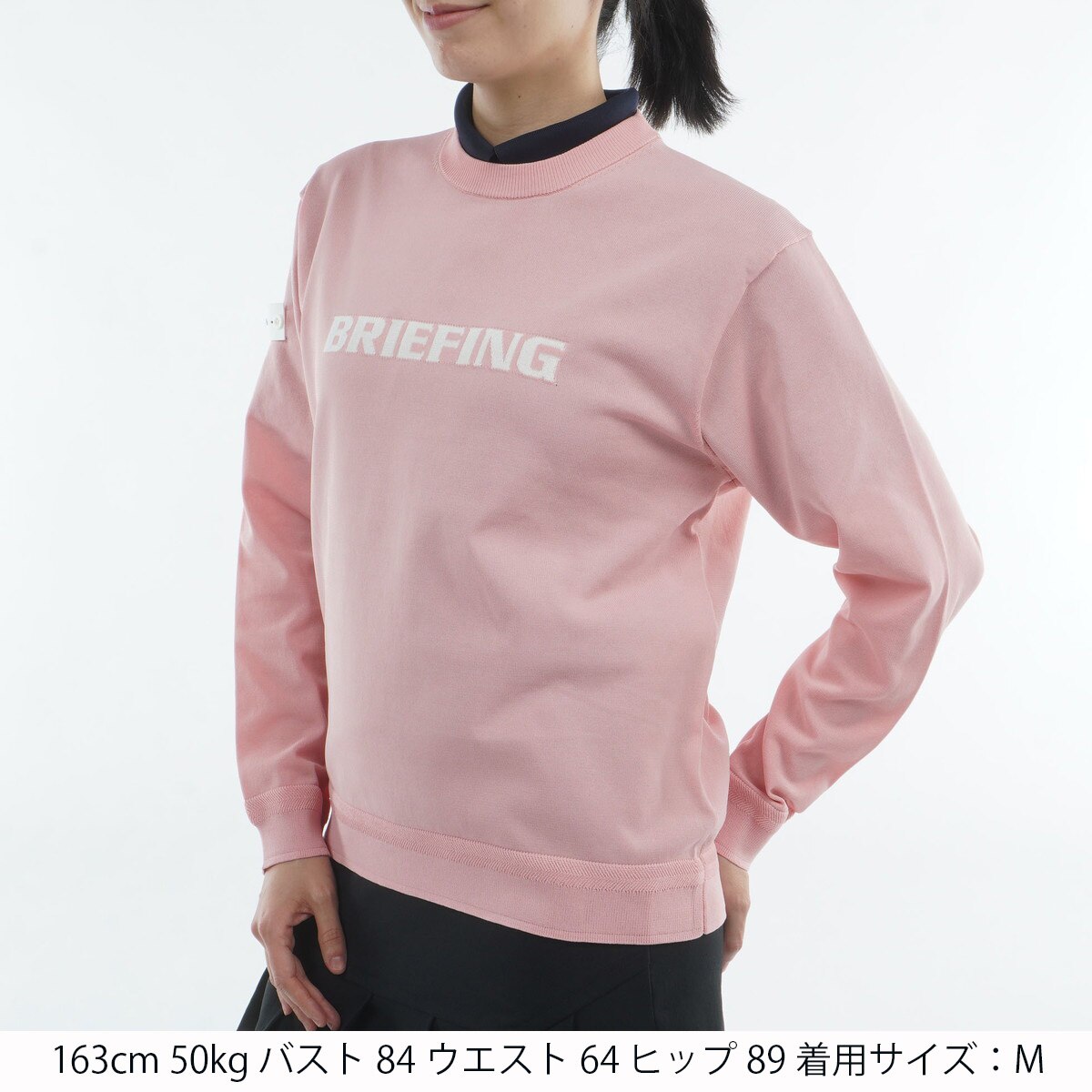 BRIEFING ゴルフ レディース セーター S WR クルーネックセーター レディス(中間着(セーター、トレーナー