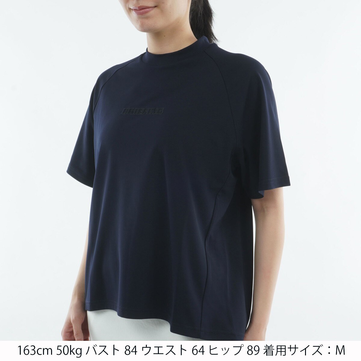 STITCHED 3Dロゴ RF ハイネック半袖シャツ レディス(半袖シャツ