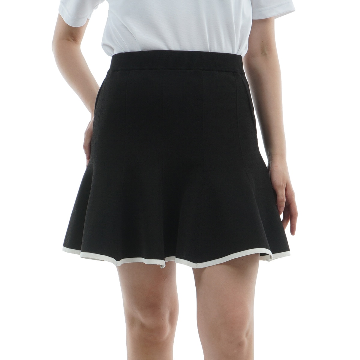 WR バイカラー フレアニットスカート レディス(スカート)|BRIEFING