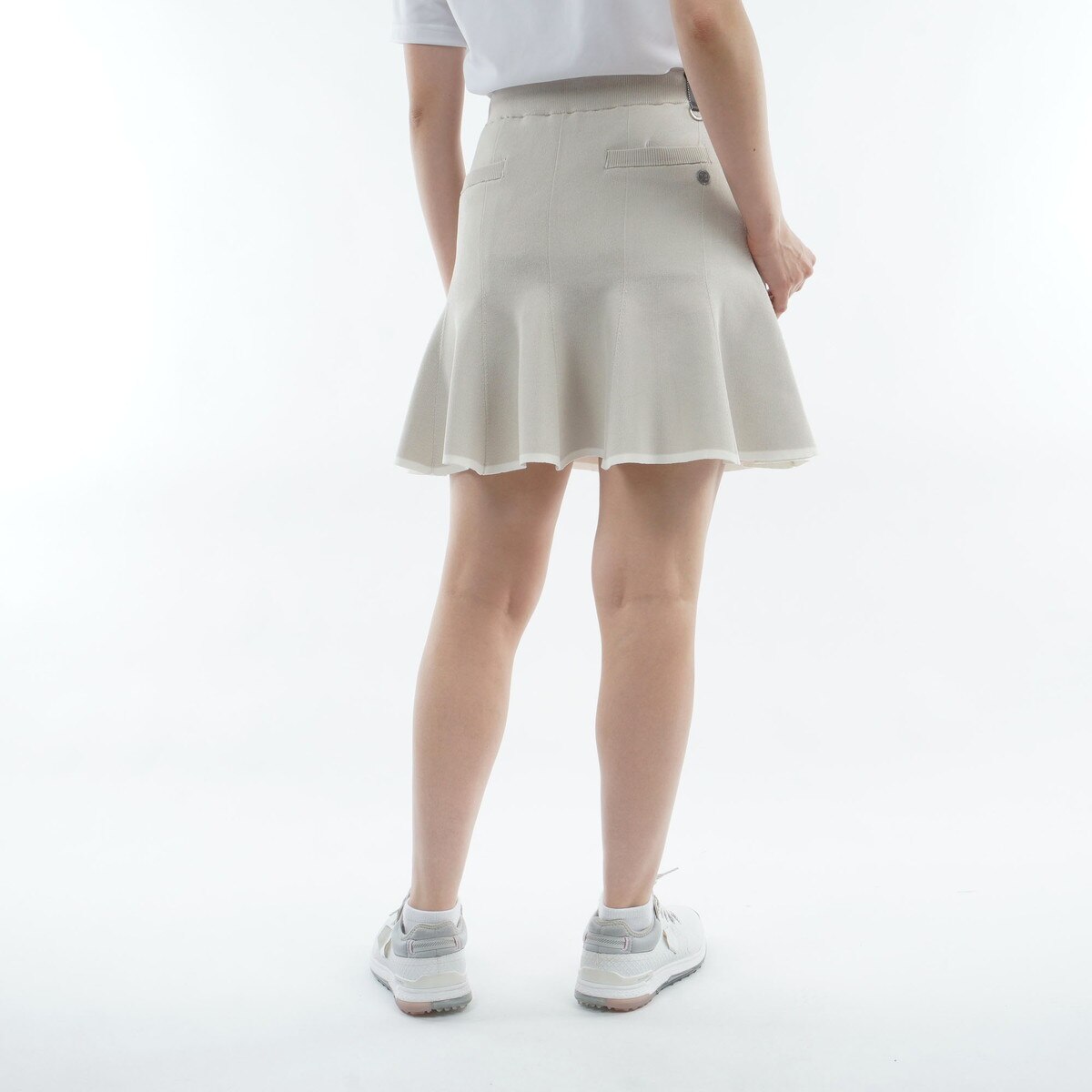 新品　BRIEFING WR BI-COLOR FLARE KNIT SKIRT WR バイカラー フレアニットスカート レディス(スカート)|BRIEFING