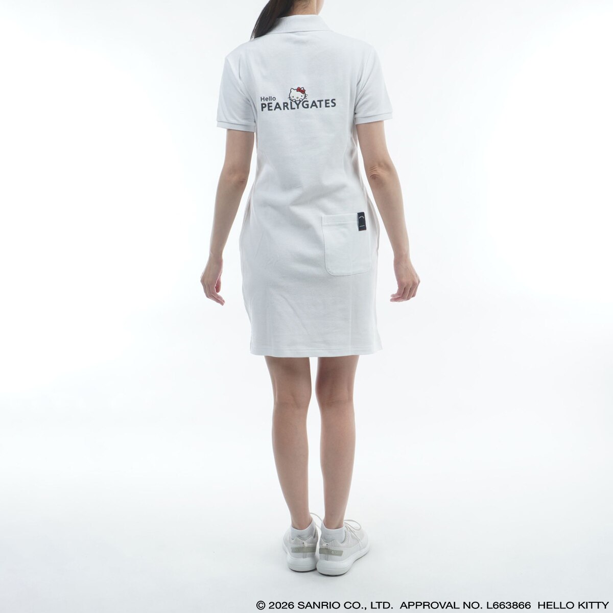 HELLO KITTY 鹿の子半袖ワンピース レディス(ワンピース)|PEARLY GATES