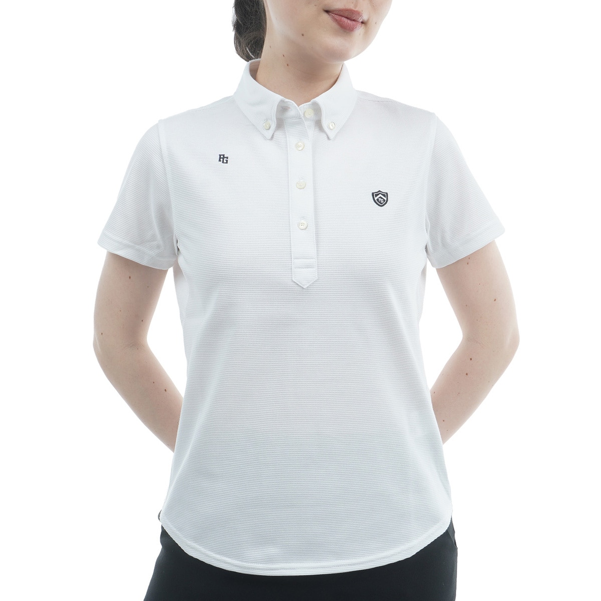 鹿の子 半袖ポロシャツ レディス(半袖シャツ・ポロシャツ)|PEARLY