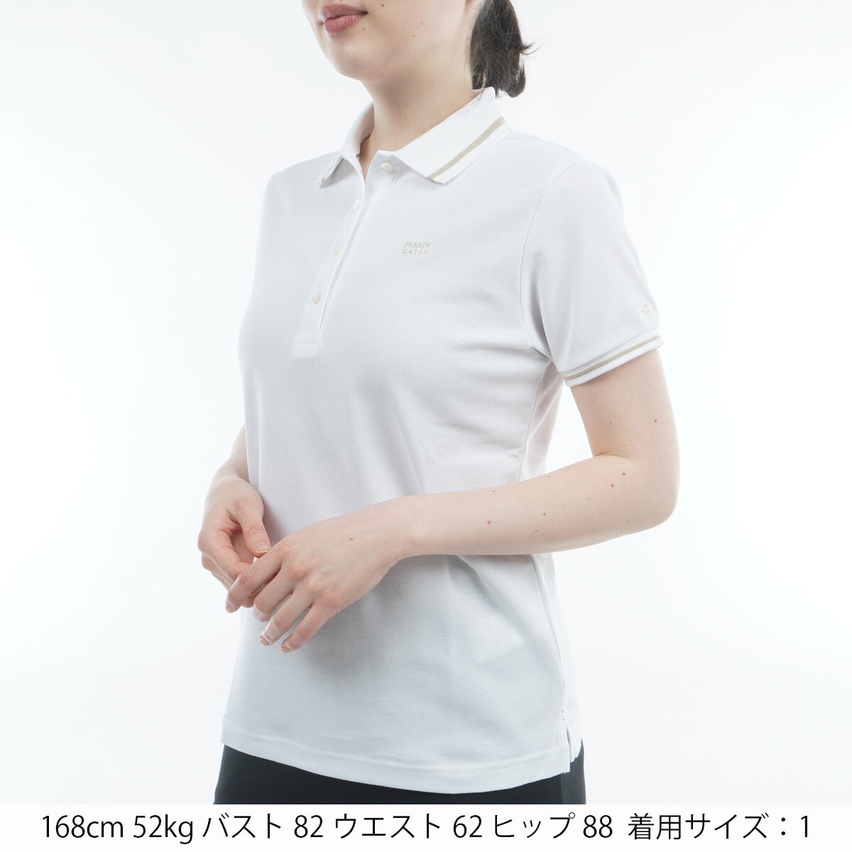 ビッグ裏鹿の子 半袖ポロシャツ レディス(半袖シャツ・ポロシャツ