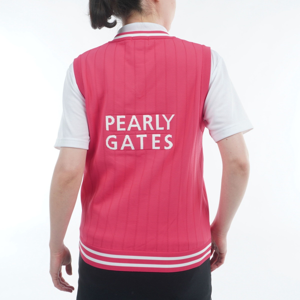 エンブレム ニットベスト レディス(ベスト)|PEARLY GATES(パーリー