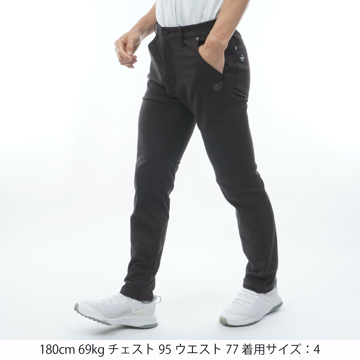 ストレッチポリライジングドビー ノータックパンツ(ロングパンツ