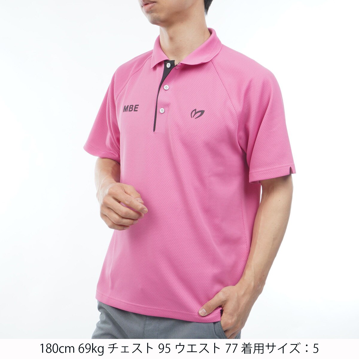 格子ジャカード 半袖ポロシャツ(半袖シャツ・ポロシャツ)|MASTER BUNNY