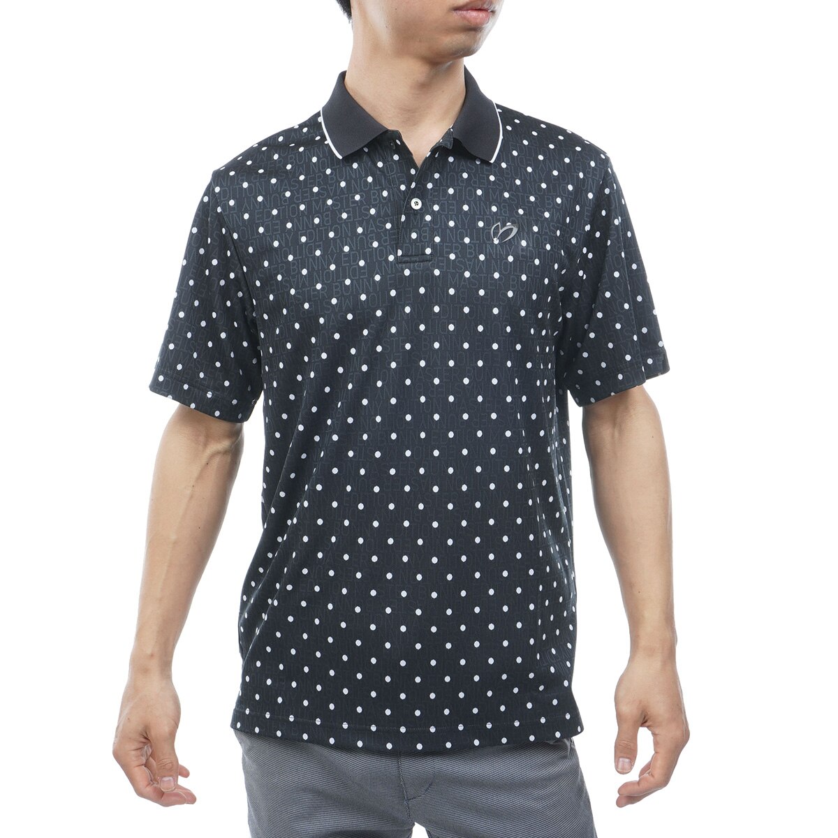 ピン染ジャカード半袖ポロシャツ(半袖シャツ・ポロシャツ)|MASTER