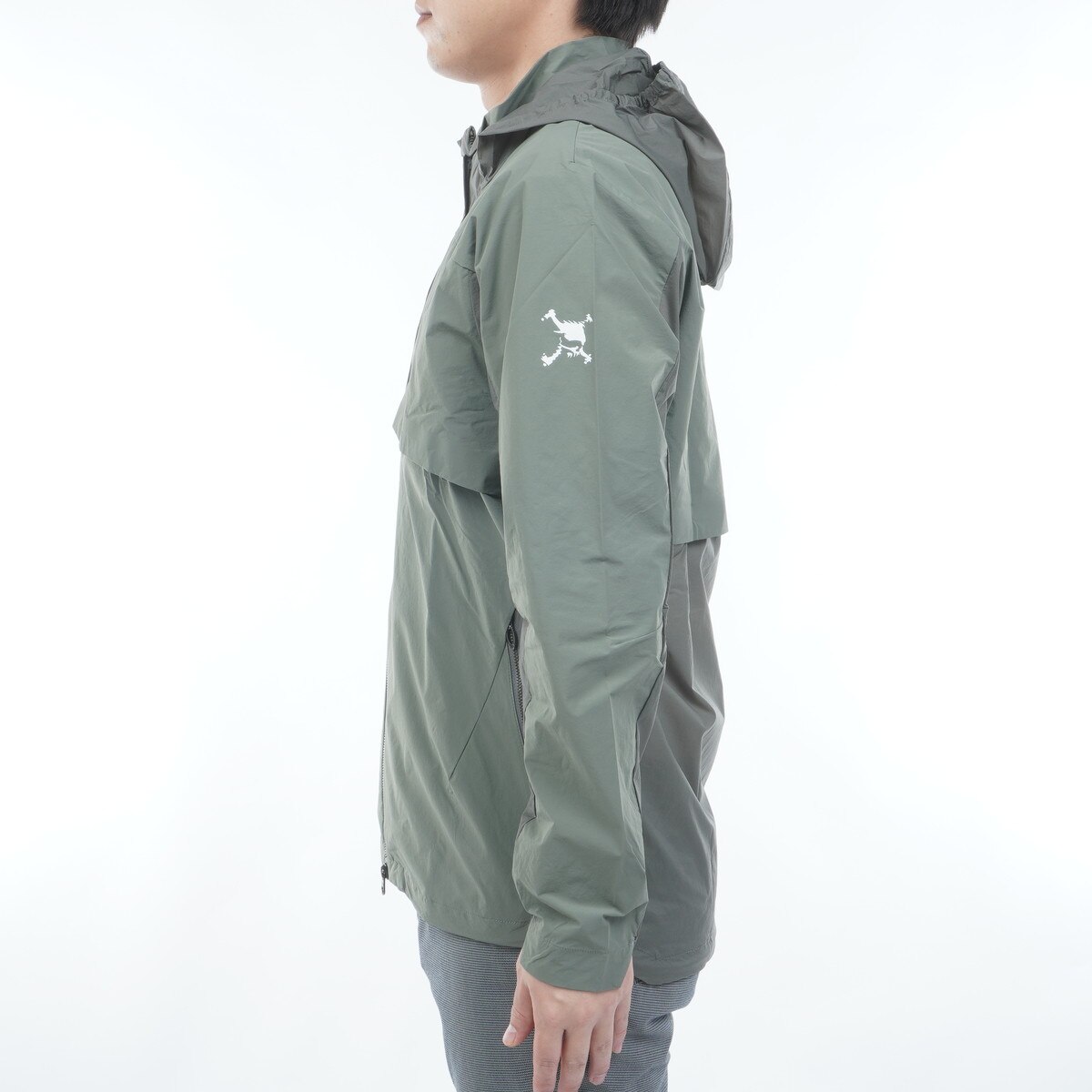 スカル ストレッチ 2WAY LIGHT DRY DETACHABLE ジャケット(アウター