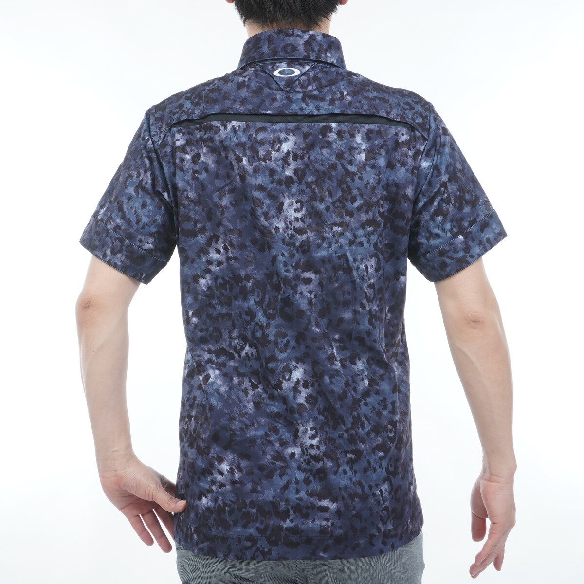 スカル ストレッチ ABSTRACT SPOTTED 半袖ポロシャツ(半袖シャツ