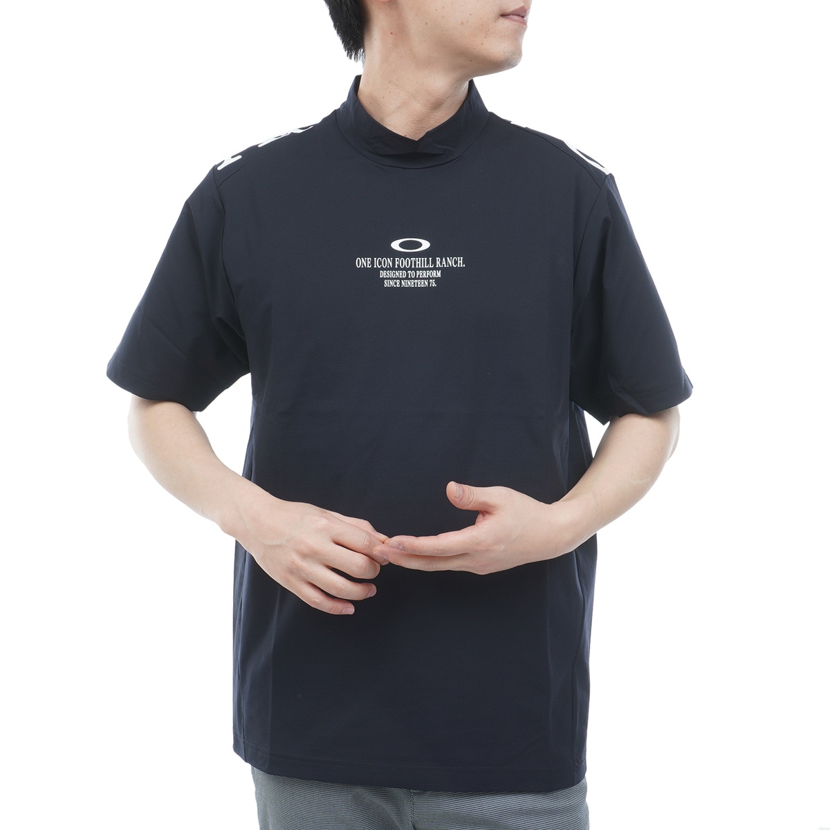 O-SYNC PACK ストレッチ SCAPULA モックネック半袖シャツ(半袖シャツ
