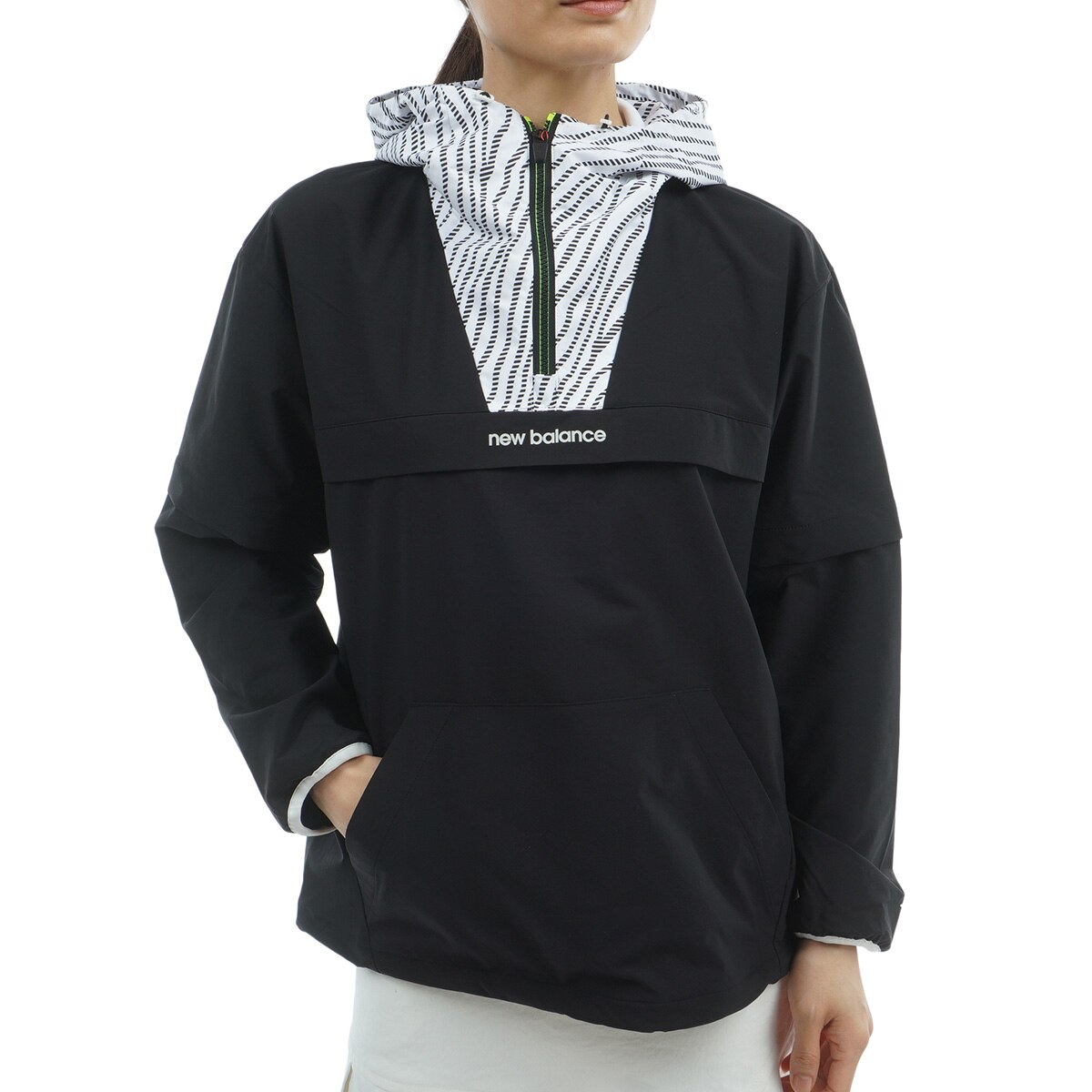 ストレッチ ソフトシェル 2WAYハーフジッププルオーバーフーディー