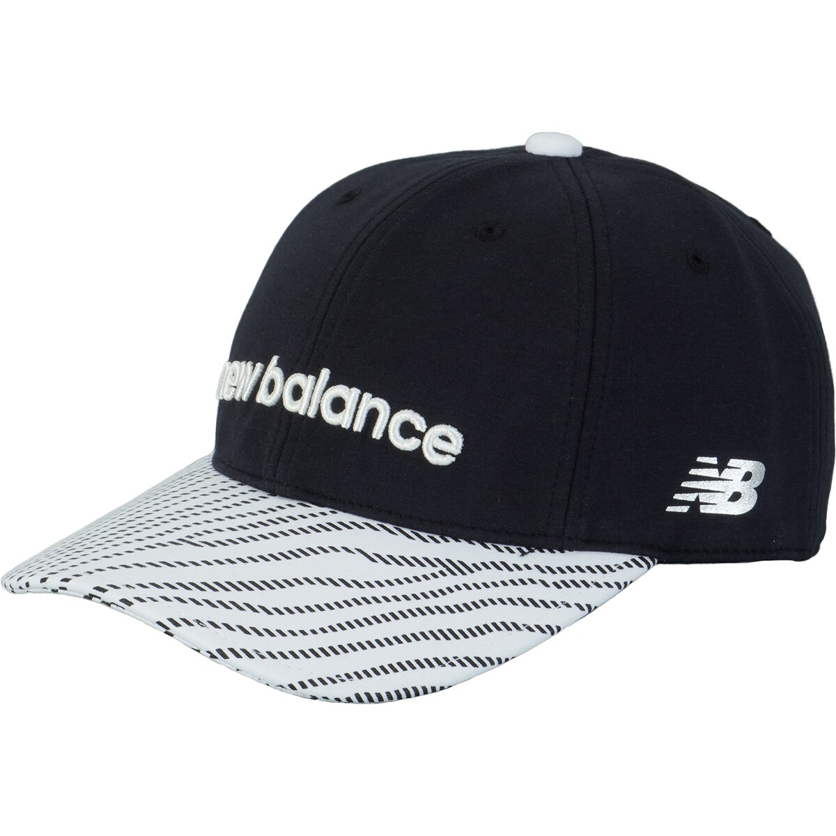 ダンボール×ストライプゼブラプリント シックスパネルキャップ